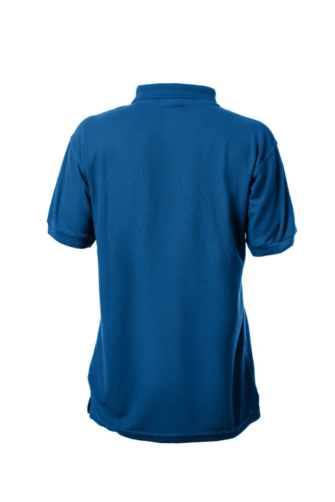חולצת פולו שרוול קצר צבע כחול רויאל