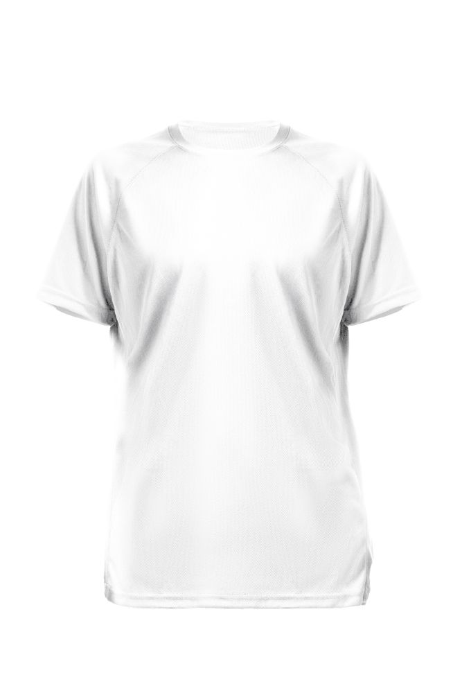 חולצת דריי פיט שרוול קצר לבן