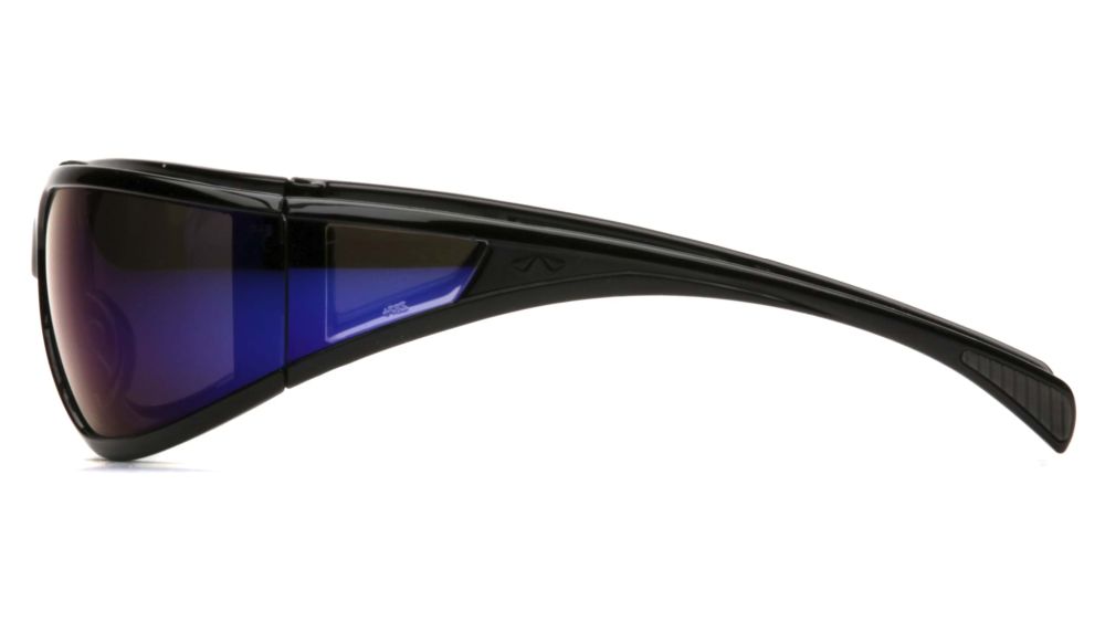 משקפי מגן ספורט EXETER כחול מראה מסגרת שחורה