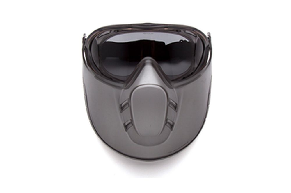 משקפי אבק כימיקליים כולל מיגון פנים 500 CAPSTONE כהה