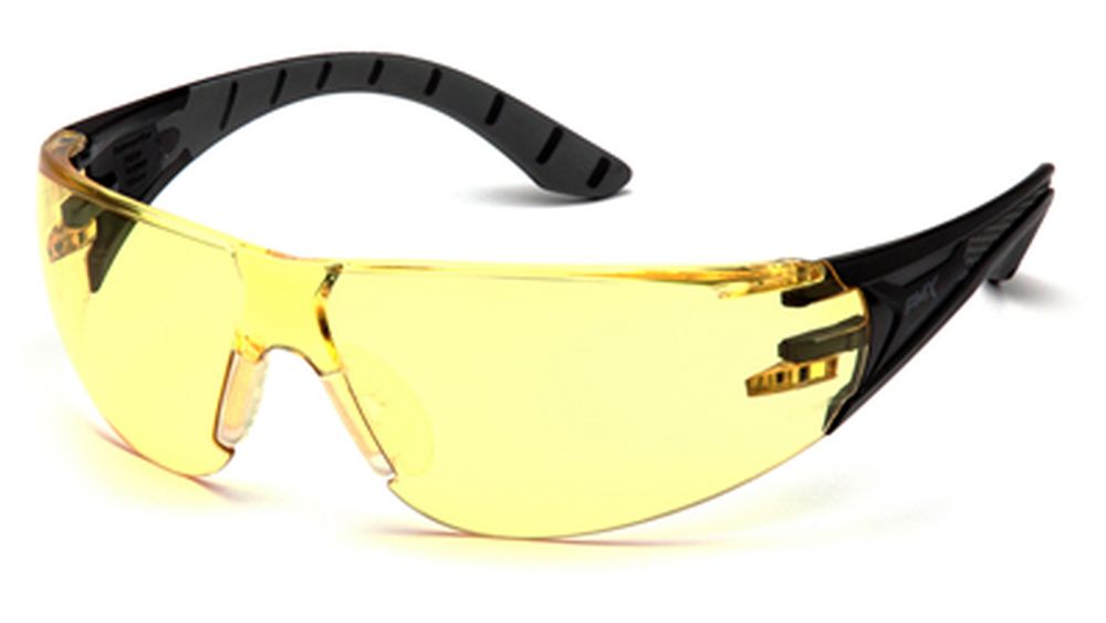 משקפי מגן ENDEAVOR Plus מסגרת שחור ואפור עדשה צהובה