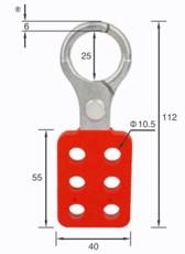 מפצל נעילה ל-6 משתמשים 1 אינץ' Lockout Aluminium 