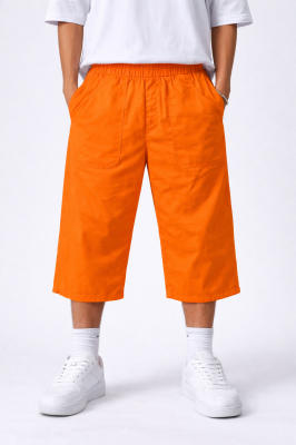 מכנס 3/4 כתום זוהר