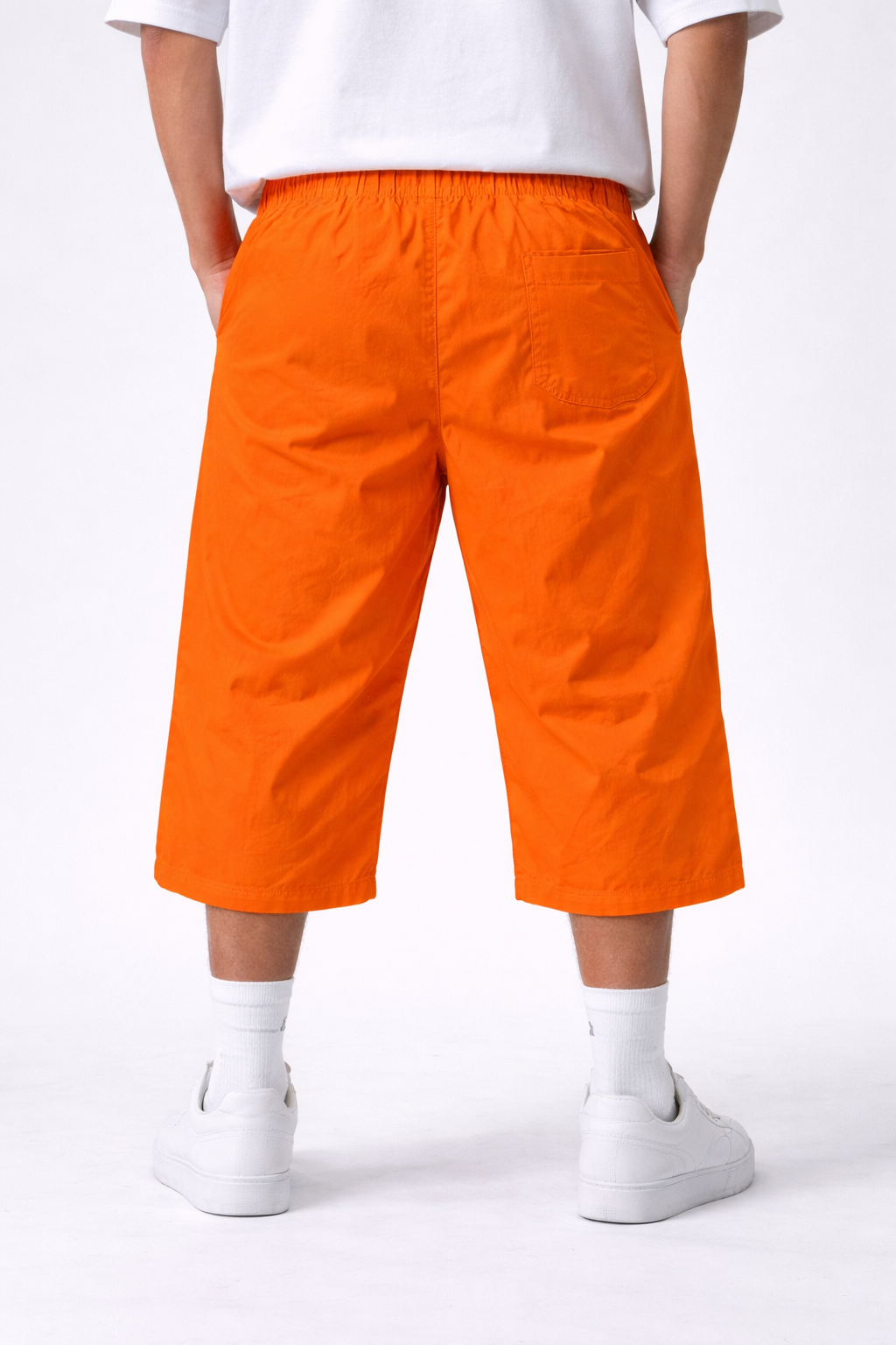 מכנס 3/4 כתום זוהר