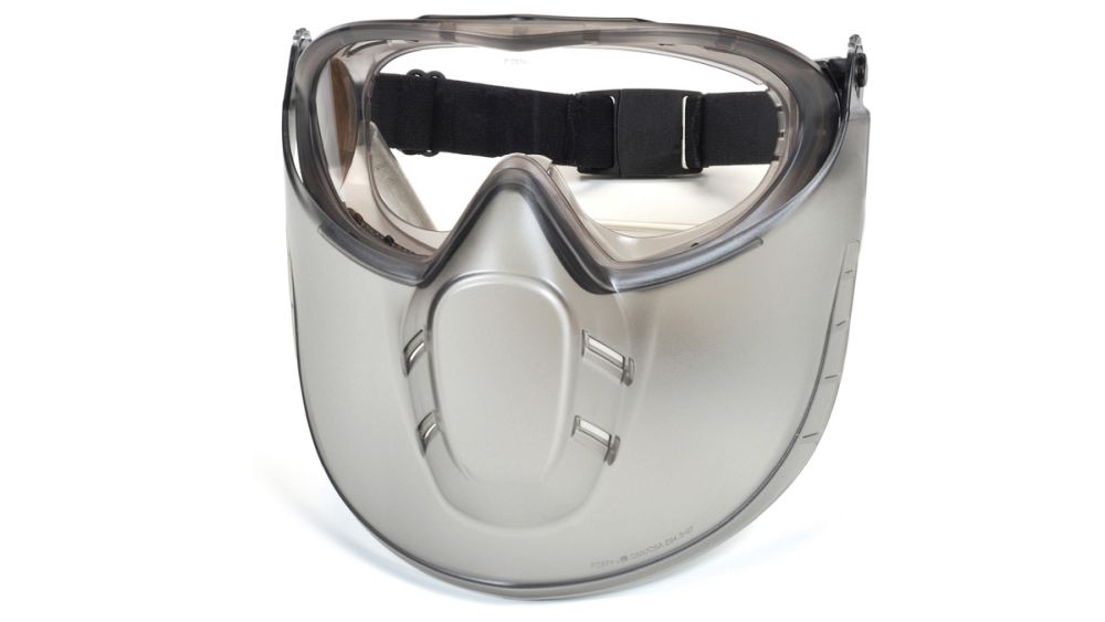 משקפי אבק כימיקליים כולל מיגון פנים 500 CAPSTONE  שקוף