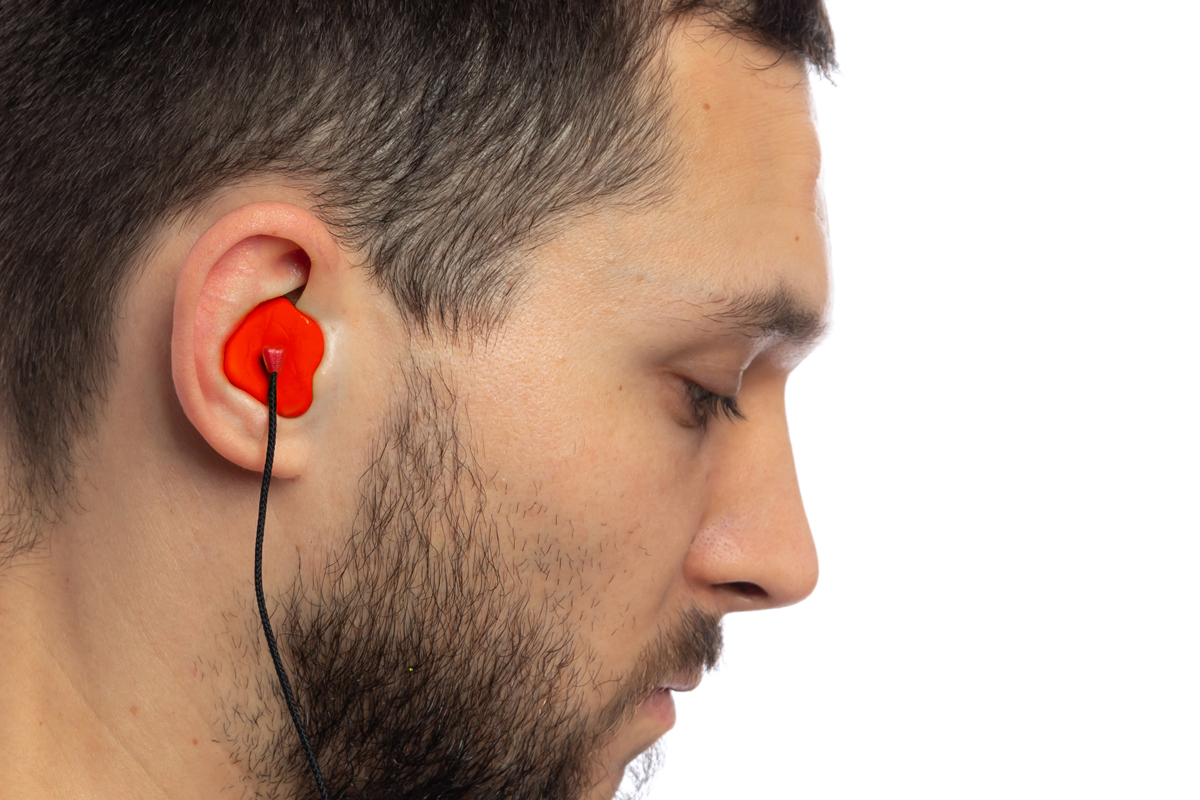 אטמי אוזניים לעיצוב בהתאמה אישית - אדום - תוצרת E.A.R 