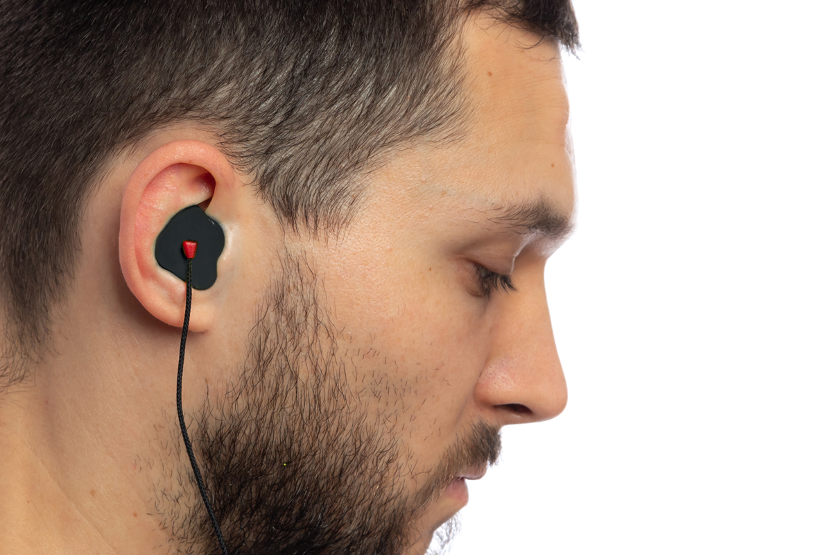 אטמי אוזניים לעיצוב בהתאמה אישית - שחור - תוצרת E.A.R 
