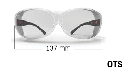 משקפי מגן למרכיבי משקפיים OTS פנים-חוץ