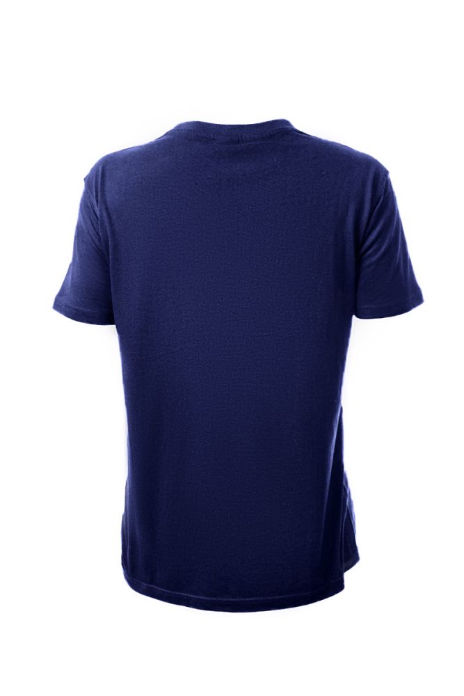 חולצת טריקו שרוול קצר כחול נייבי