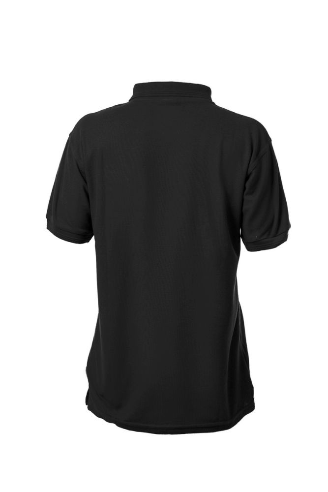 חולצת פולו שרוול קצר צבע שחור