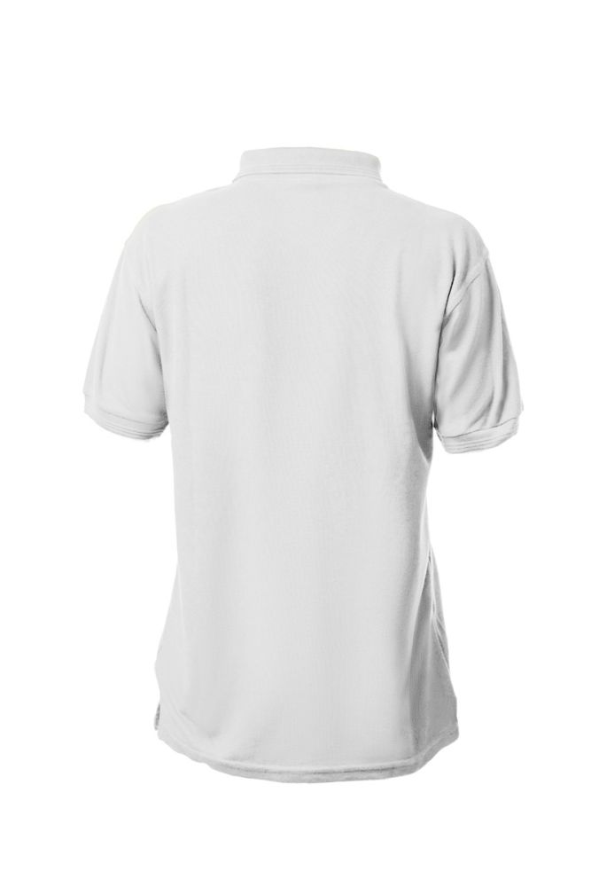 חולצת פולו שרוול קצר צבע לבן