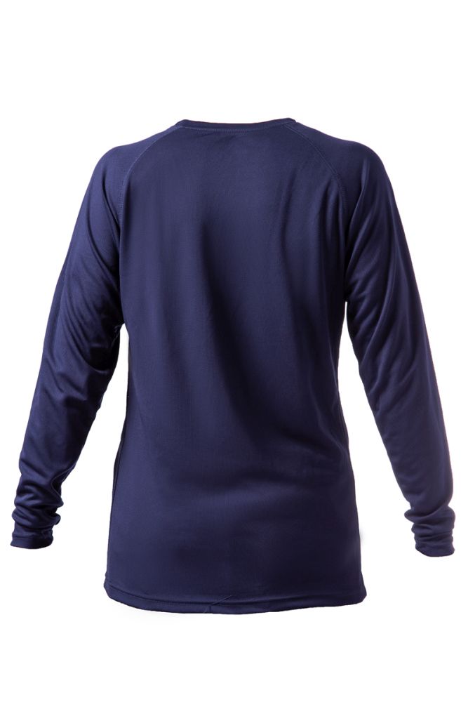 חולצת דריי פיט שרוול ארוך כחול נייבי