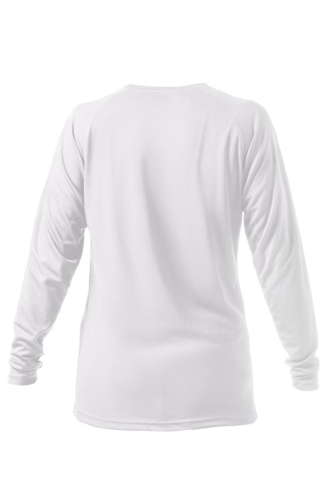 חולצת דריי פיט שרוול ארוך לבן