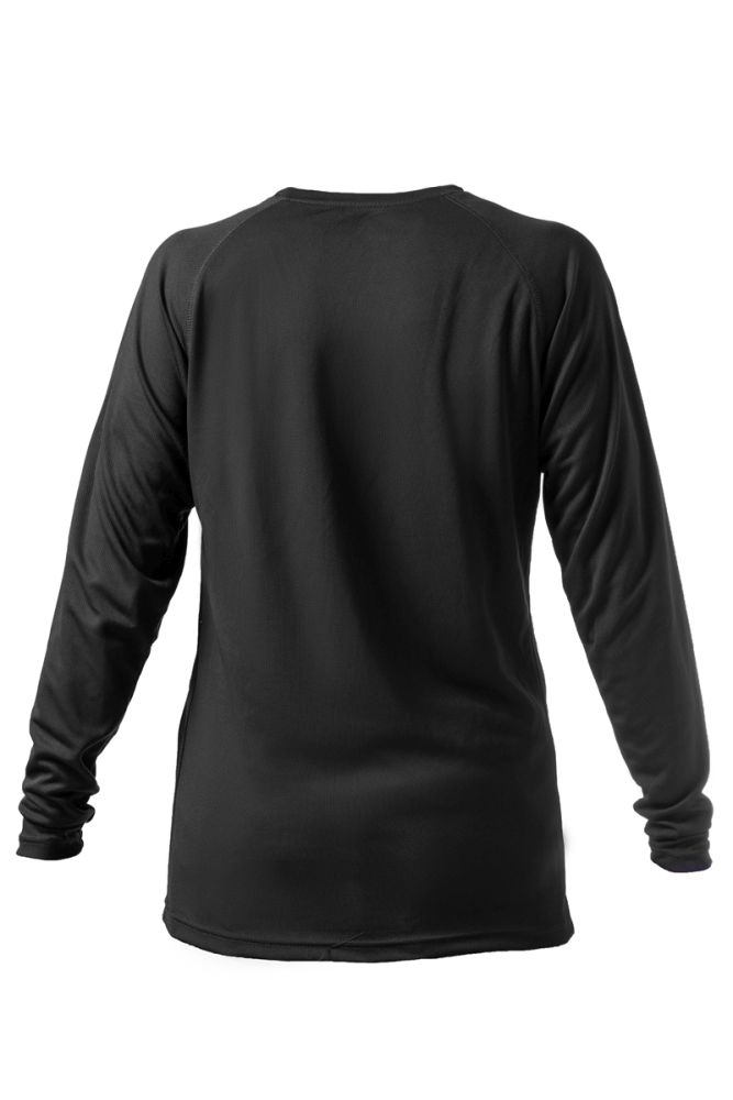 חולצת דריי פיט שרוול ארוך שחור