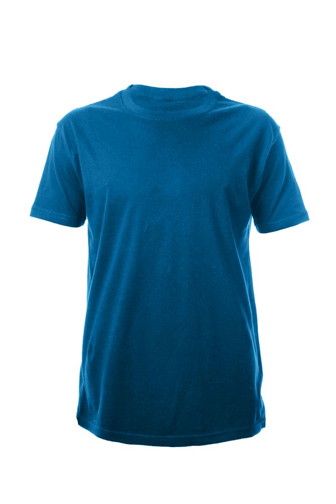 חולצת טריקו שרוול קצר כחול רויאל