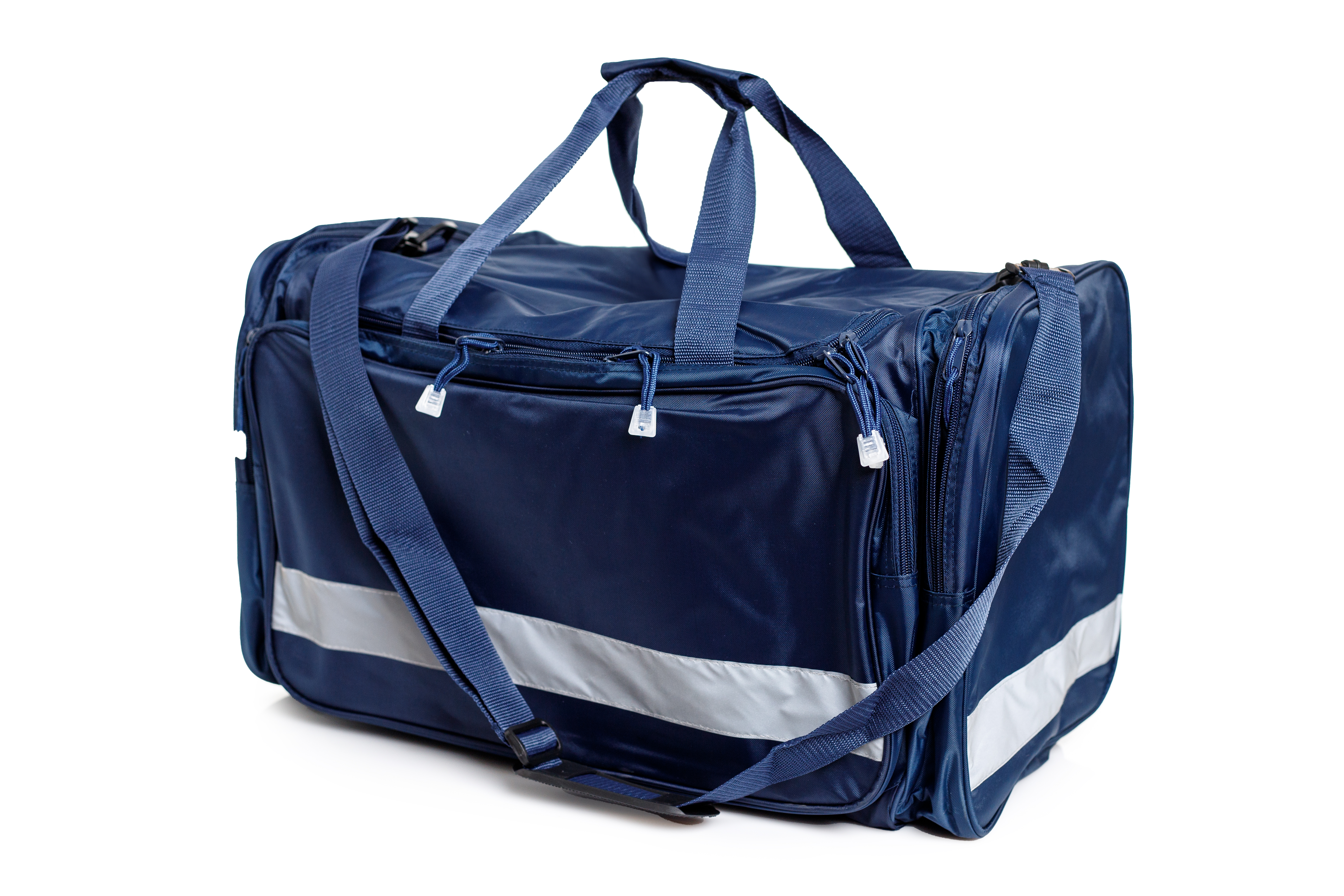 תיק עבודה מקצועי 65 ליטר | פסים זוהרים, צבע כחול