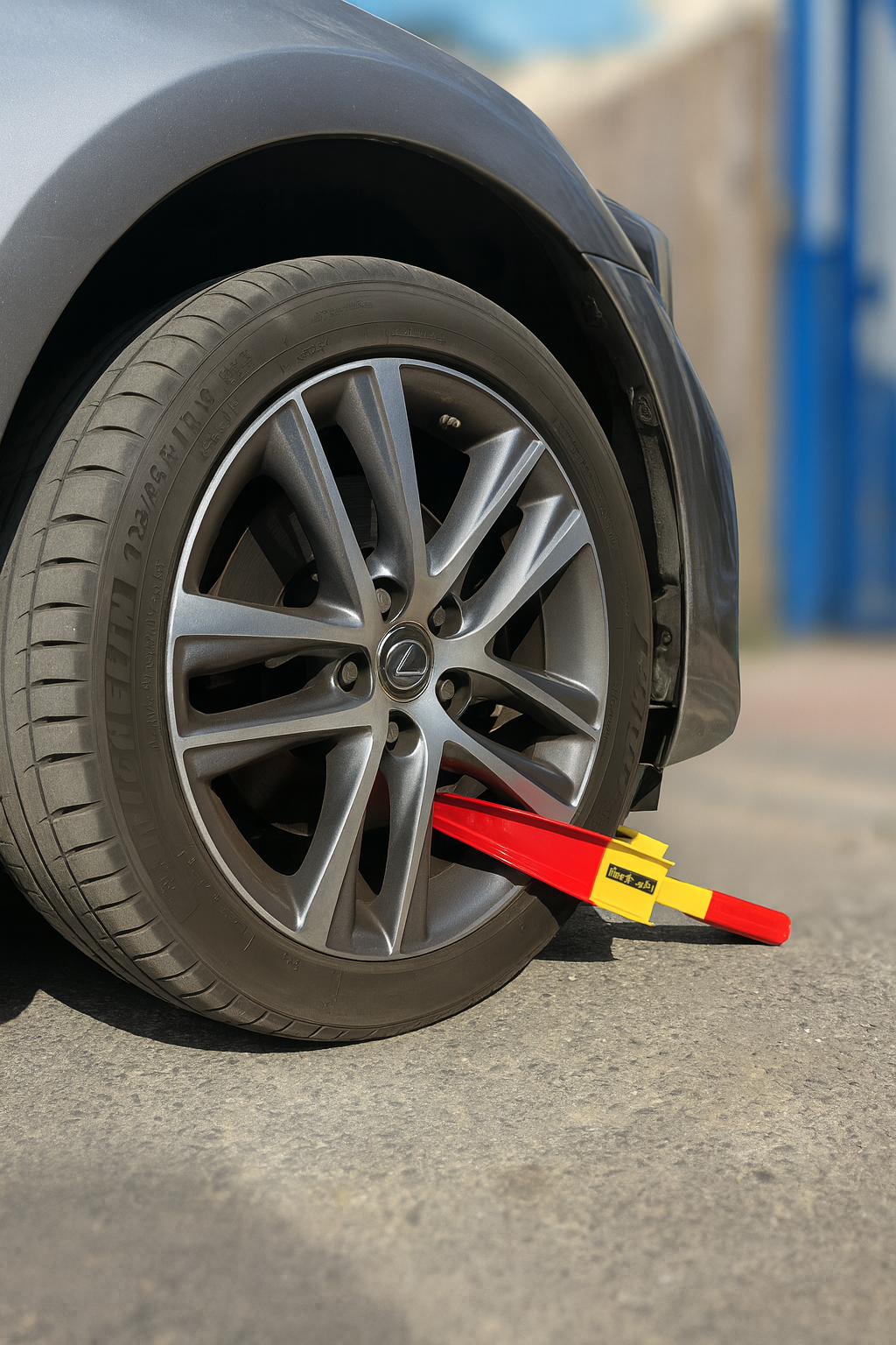 סנדל לנעילת גלגל רכב 