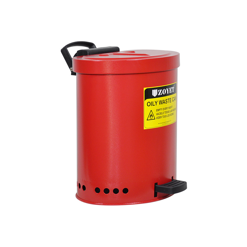 מיכל לאיסוף פסולת שמן - צבע אדום