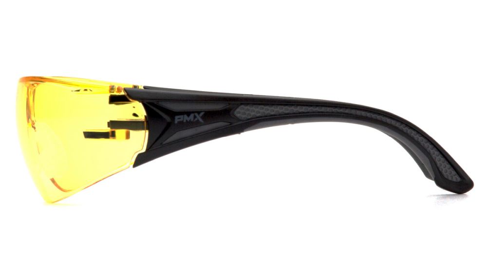 משקפי מגן ENDEAVOR Plus מסגרת שחור ואפור עדשה צהובה