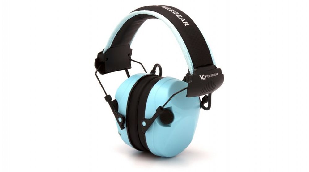  אוזניות אלקטרוניות אקטיביות נגד רעש  מתקפלות 26db - חיבור מתאם מוזיקה - Sentinel - צבע תכלת