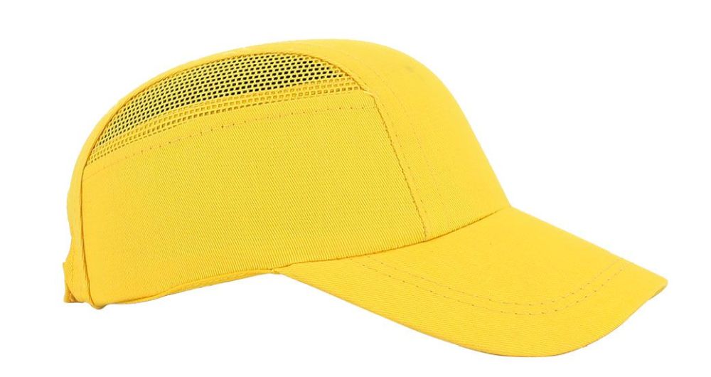 כובע חבטות ספורט צהוב